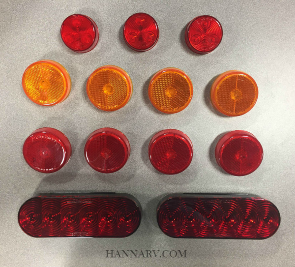 Triton XT10 / XT11 / XT12 / XT14 / XT16 LED Trailer Light Upgrade Kit